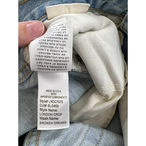 New SLVRLAKE London High Rise Ripped Distressed Jeans Broken Dreams 29 Capsule - Picture 8 of 10